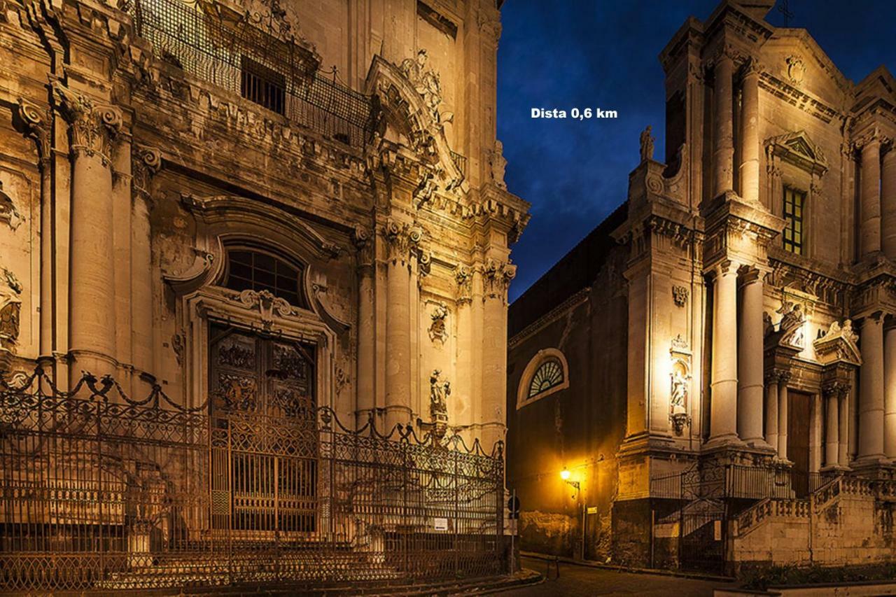 Attico Mea Villa Catania Bagian luar foto